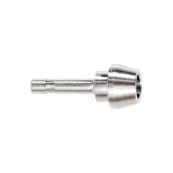 Swagelok Fitting, 1/8" to 1/4" Port Connector, Stainless Steel, 2-pk.