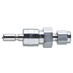 Swagelok Fitting, 1/8" Male Quick Coupling, without Shutoff, Stainless Steel, ea.
