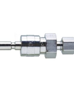 Swagelok Fitting, 1/8" Male Quick Coupling, without Shutoff, Stainless Steel, ea.