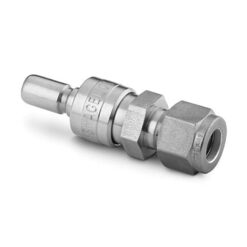 Swagelok Fitting, 1/4" Male Quick Coupling, without Shutoff, Stainless Steel, ea.