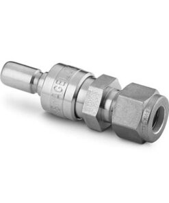 Swagelok Fitting, 1/4" Male Quick Coupling, without Shutoff, Stainless Steel, ea.