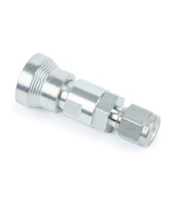 Swagelok Fitting, 1/4" Female Quick Coupling, with Shutoff, Stainless Steel, ea.