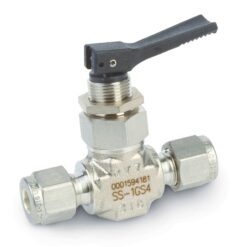 Swagelok Toggle Shutoff Gas Valve, 1/4" Toggle, Stainless Steel, ea.