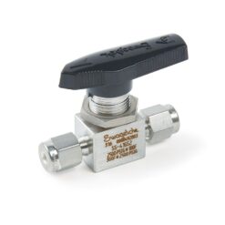 Swagelok Shutoff Gas Valve, 1/8" Ball, Stainless Steel, ea.