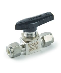 Swagelok Shutoff Gas Valve, 1/4" Ball, Stainless Steel, ea.