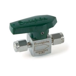 Swagelok Plug Shutoff Gas Valve, 1/8" Plug, Stainless Steel, ea.