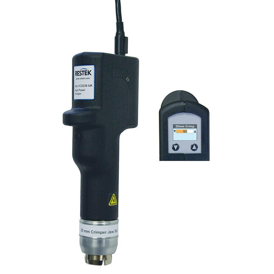 High-power Electronic Crimper with OLED Display Screen, Universal Fixed Power Supply, United Kingdom Power Cable