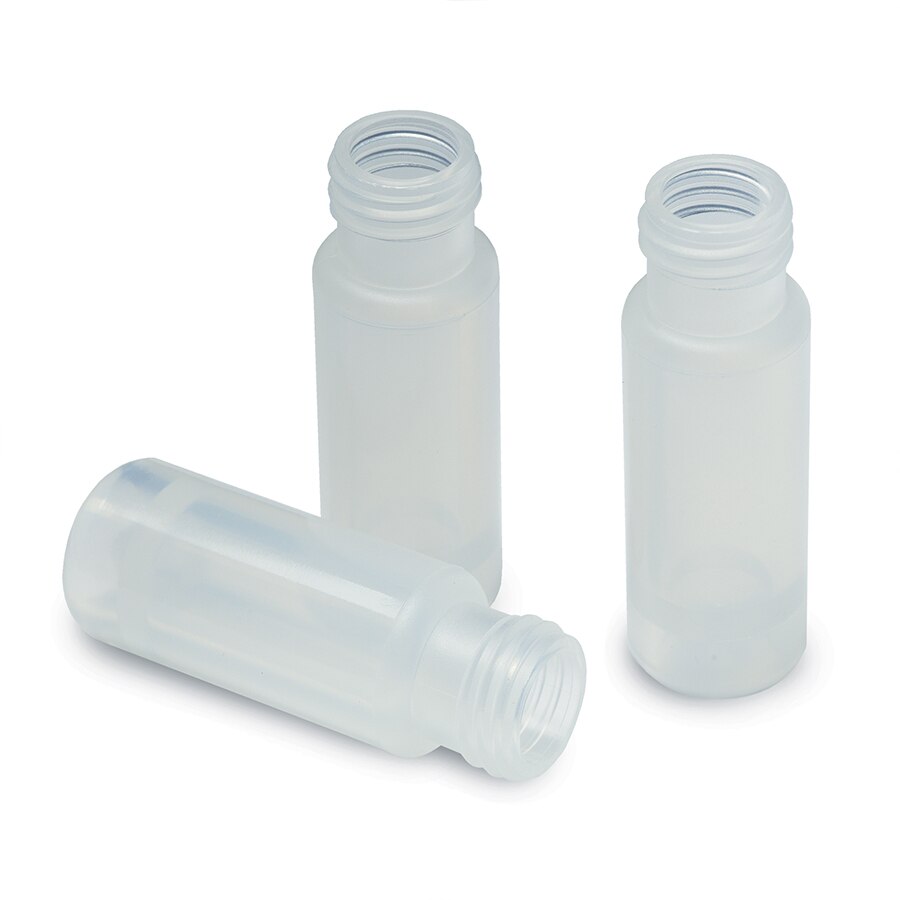 Limited-Volume Screw-Thread Polypropylene Vials, 9 mm, 700 µL, 12 x 32 mm, 100-pk.