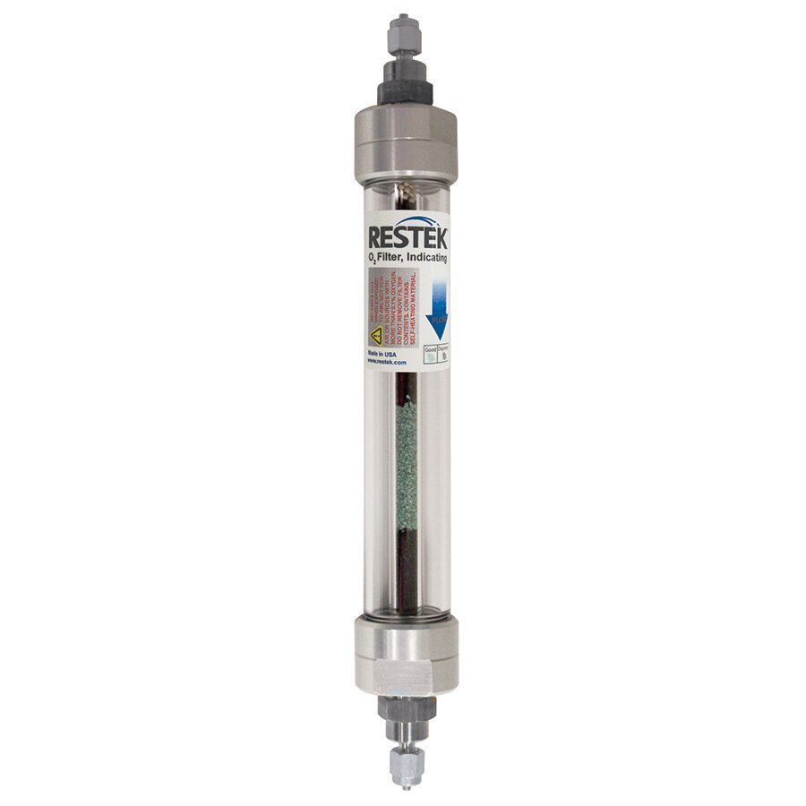 Indicating Oxygen Trap, 1/4" Stainless Steel