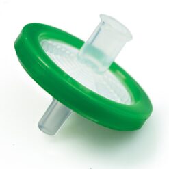 25 mm Syringe Filter, 0.45 µm, PES, Green, 100-pk.