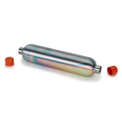 Ultra-High Pressure Sample Cylinder, TPED, 300 cc, 4350 psig, 1/4" Female NPT Thread, 316L Stainless Steel, Sulfinert Treated