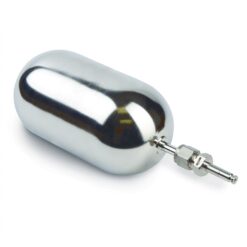 Miniature Air Sampling Canister 400 cc Electropolished with Male RAVEqc Quick-Connect Fitting (cat.#27367)