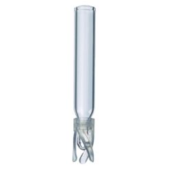 Vial Inserts, Glass, LV w/Polypropylene Bottom Spring, 150 µL, 100-pk.
