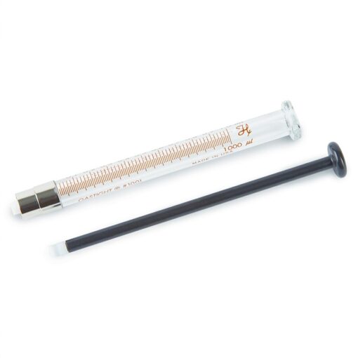 Syringe, Hamilton 1001 (1 mL/TLL/without slots), PTFE Tip, Gas-Tight