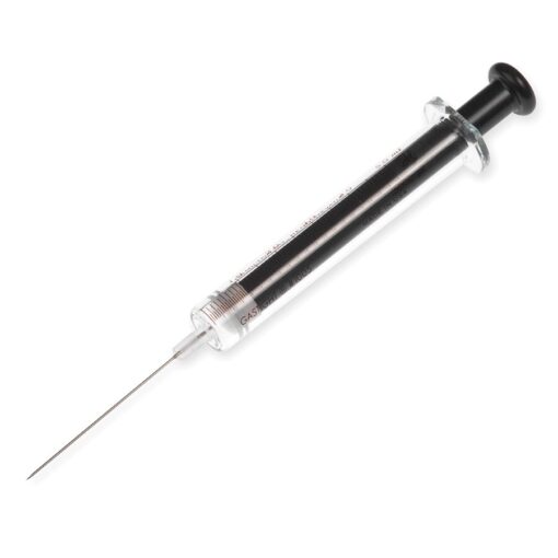 Syringe, Hamilton 1005 (5 mL/LTN/22/2"/2pt), PTFE Tip, Gas-Tight