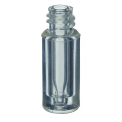 Screw-Thread Plastic Vials w/100 µL Glass Insert, 2.0 mL, 8 mm, 100-pk.