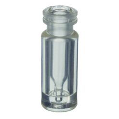 Crimp-Top Plastic Vial w/100 µL Glass Insert, 2.0 mL, 11 mm, 100-pk.