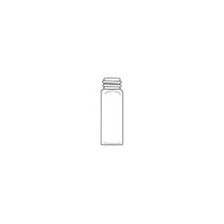 Alternative view of WISP 48 Screw-Thread Step Vials with Grad Marking Spot, 4.0 mL, 15 x 45 mm, 13-425 Screw-Thread (Vials Only), Clear, 100-pk.