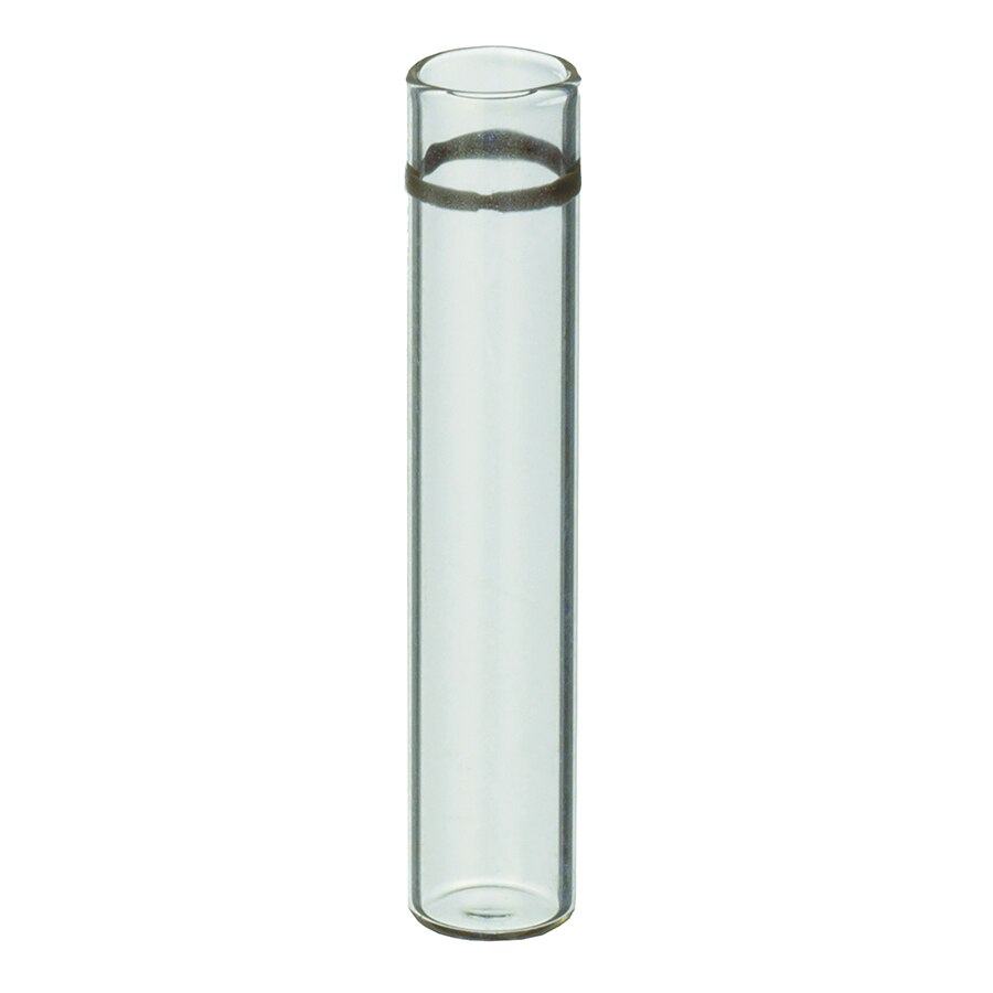 Vial Inserts, Glass, w/Flat Bottom w/ID Ring, 350 µL,100-pk.