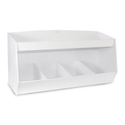 Open Supply Bin, 4 Bin Unit, 24" x 12" x 10"