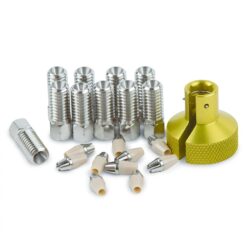 EXP2 Fitting (10 Nuts, 10 Ferrules, 1 Driver) for 1/16" OD Stainless-Steel Tubing, 10-pk.