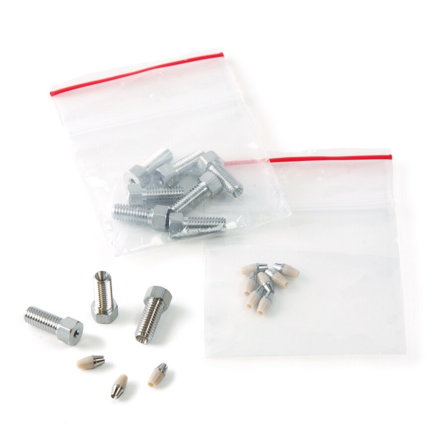 EXP Long Hex-Head Fitting (Nut w/Ferrule), 10-pk.