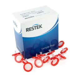 25 mm Syringe Filter, 0.22 µm, Cellulose Acetate, Red, Luer-Lock, 100-pk.