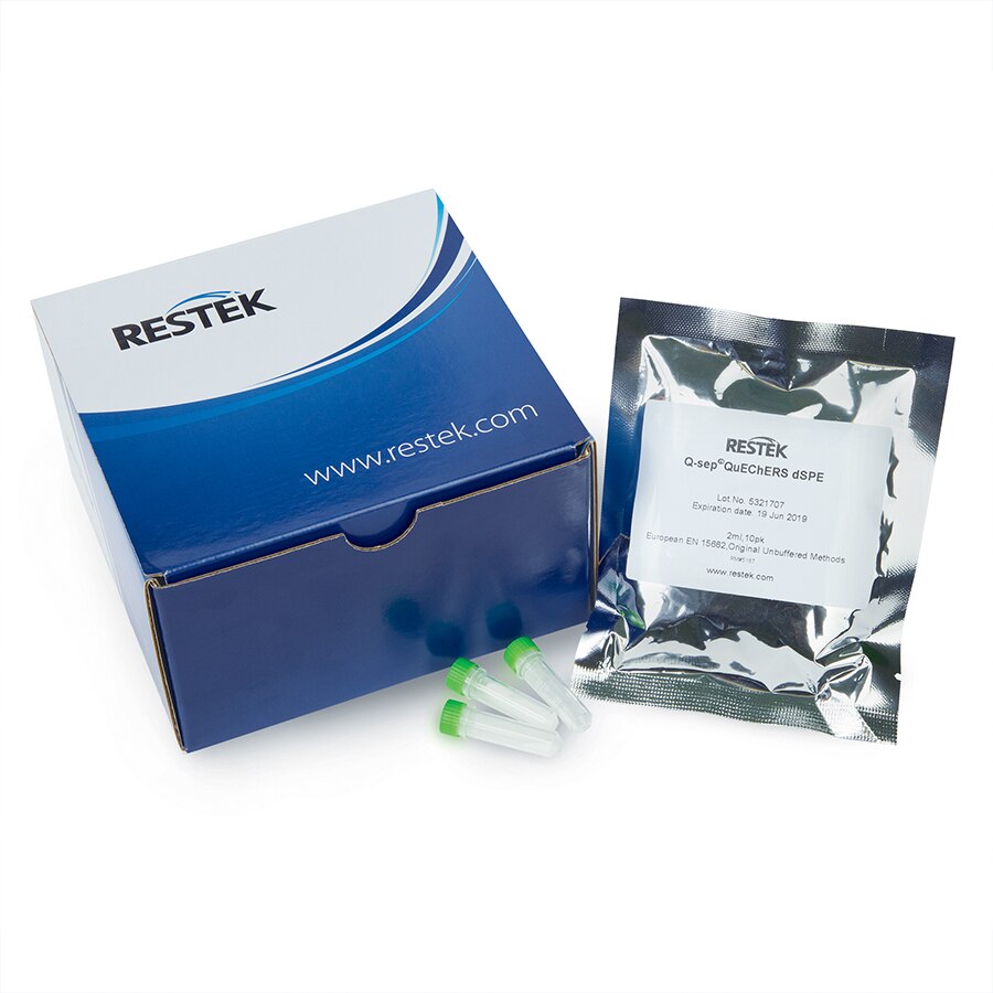 Q-sep QuEChERS dSPE 2 mL Centrifuge Tube, Contains 150 mg MgSO4, 25 mg PSA, 100 Tubes