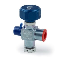 1/4" Male NPT x 1/4" Female NPT w/1800 psi Rupture Disk UHP Sample Cylinder Valve, 3500 psig DOT Pressure Rating, Sulfinert Treated