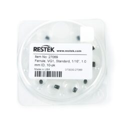 Ferrules, Capillary, Vespel/Graphite, Standard for 1/16" Compression-Type Fittings, VG1, 85% Vespel/15% Graphite, 1/16" x 1.0 mm ID, 10-pk.