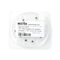 Ferrules, Vespel/Graphite, Compact, VG1, 85% Vespel/15% Graphite, 1/16" x 0.5 mm ID, for Agilent GCs, 10-pk.