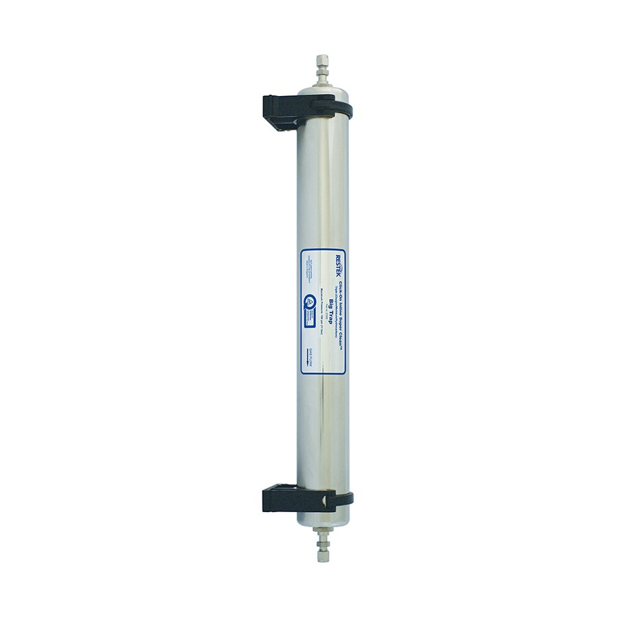 Click-On Big Trap Triple Helium-Specific Kit (Removes Oxygen, Moisture, and Hydrocarbons), 1/4" Stainless-Steel Fitting