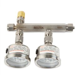 Alternative view of Soil Gas Sampler, Dual Gauge, Tube Stub Outlet Fitting, 150 mL/min