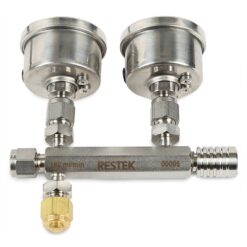 Alternative view of Soil Gas Sampler, Dual Gauge, Female RAVEqc Quick-Connect Outlet Fitting, 180 mL/min