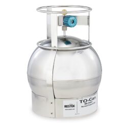 TO-Can Air Sampling Canister, 6 L, with 2-Port RAVE+ Valve
