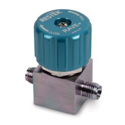 RAVE+ (2-port) 1/4 Diaphragm Valve, Siltek Treated, for Restek Air Canisters