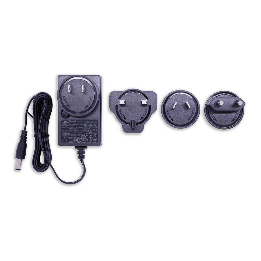 Power Adaptor, 24 VDC, 1 Amp (Worldwide), for Alicat Whisper Flow Calibrators