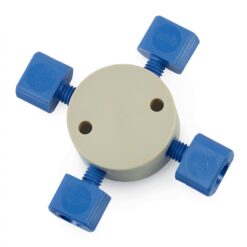 PEEK Cross for HPLC, 0.25 mm Bore, 5000 psi, ea.