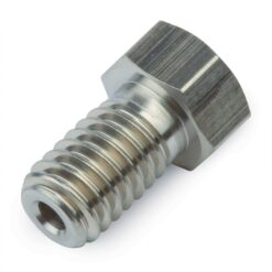 Valco-Style Nuts for UHPLC, Stainless Steel, Short, 20,000 psi, 5-pk.