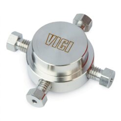 Stainless-Steel Valco Cross for UHPLC, 0.50 mm Bore, 20,000 psi, ea.