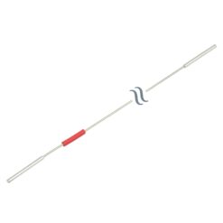 Flexible, Premium Grade Stainless-Steel Tubing, 1/32" OD, w/1/16" Ends, 0.005" ID, Red, 150 mm, ea.