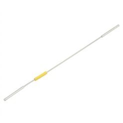 Flexible, Premium Grade Stainless-Steel Tubing, 1/32" OD, w/1/16" Ends, 0.007" ID, Yellow, 105 mm, ea.