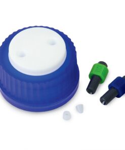 Mobi-Cap for GL-45 Threaded Bottles, 2-Port, ea.