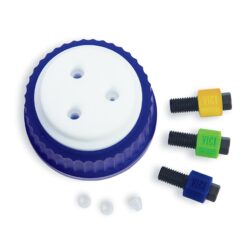 Mobi-Cap for GL-45 Threaded Bottles, 3-Port, ea.