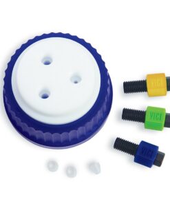 Mobi-Cap for GL-45 Threaded Bottles, 3-Port, ea.