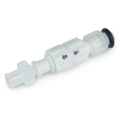 Outlet Valve w/4 mm Filter, for Bottle Tops, 1/4-28 Threads