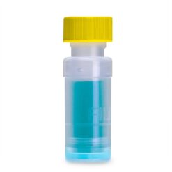 Thomson SINGLE StEP Standard Filter Vials with Screw-Top Caps, 0.45 µm, PVDF w/Preslit Cap, Yellow Cap, 100-pk.