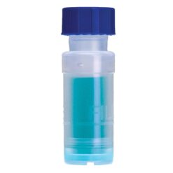 Thomson SINGLE StEP Standard Filter Vials with Screw-Top Caps, 0.45 µm, PTFE w/preslit cap, Blue Cap, 100-pk.