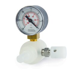Vacuum Gauge and Bleed Valve, for Resprep QR Vacuum Manifolds