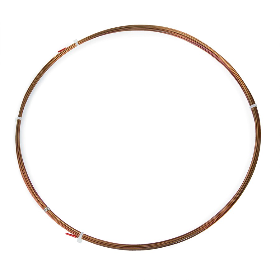Welded/Drawn 304 Stainless-Steel Tubing, Sulfinert Treated, 0.040" ID x 1/16" OD, 50 ft Roll